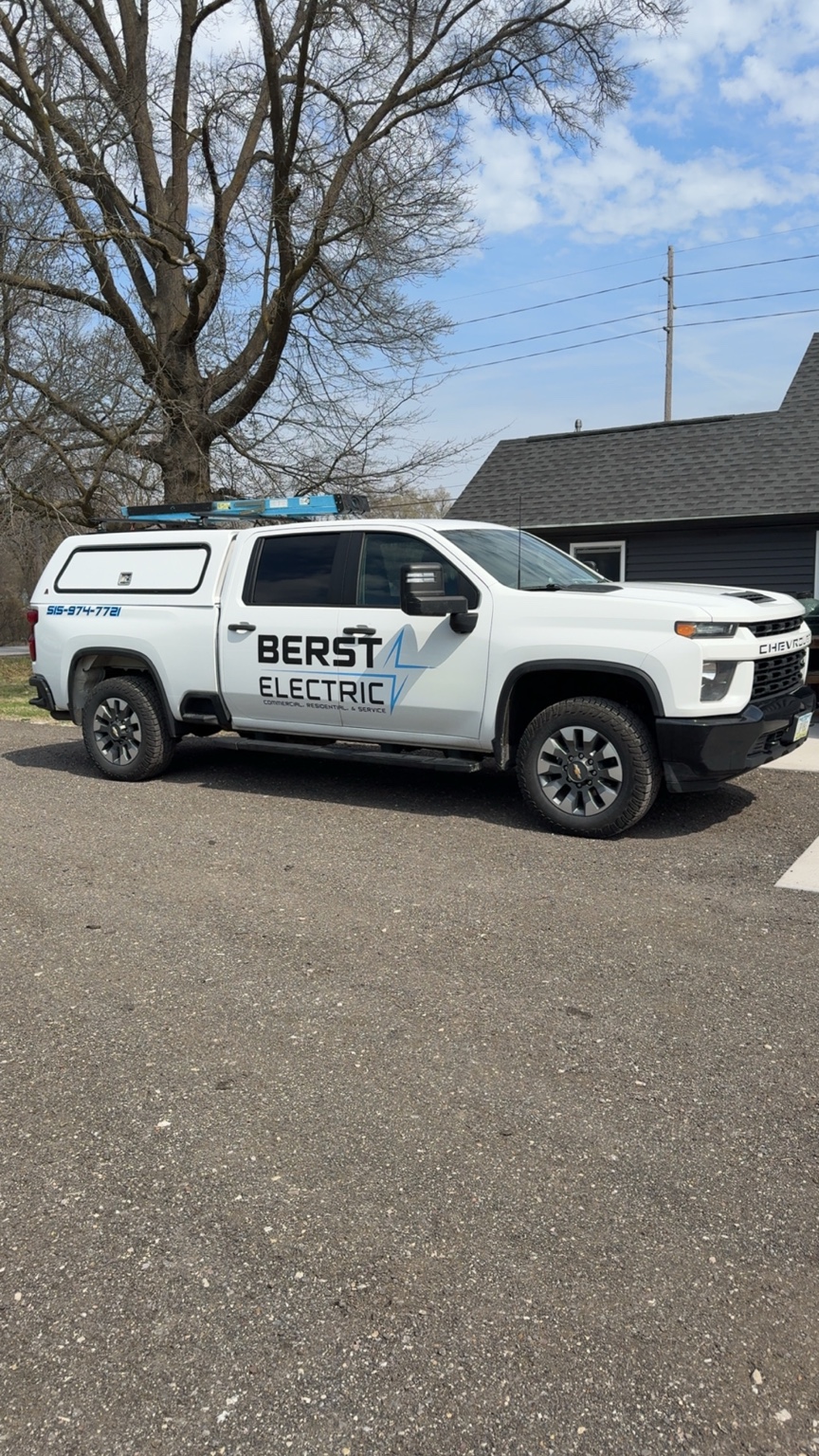 Berst Electric commercial and residential electrical service truck